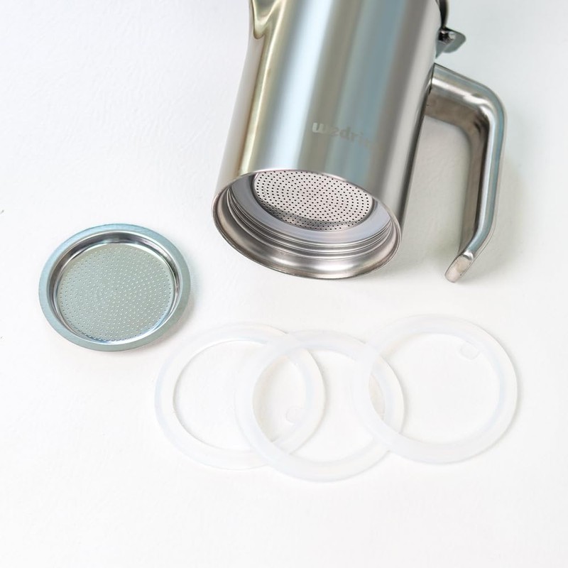 wedrink 1 Filter and 3 Silicone Gasket Seals Replacement for