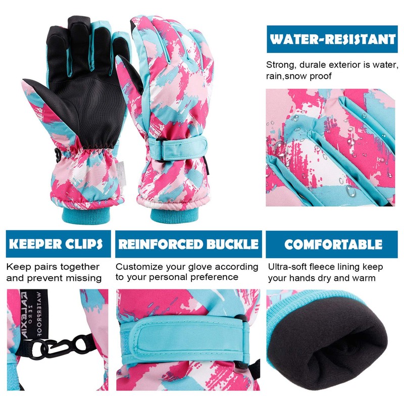 Galexia Zero Womens Winter Touchscreen Windproof Ski Gloves