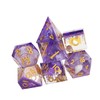 7pcs Resin Role Playing Game Dice Men Women Portable Exquisite