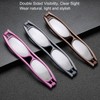Reading Glasses 360 Degree Foldable Legs Lightweight Presbyopic Eyeglasses for