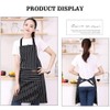2 Pack Kitchen Waterproof Cooking Aprons, Adjustable Bib Soft Chef