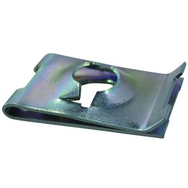 DAIDOHANT 10184710 UNIQLO Speed Nut U-Shape [Iron] (Standard) M4 x Width A 12.7 x Height B 20mm (Quantity: 6 pieces)