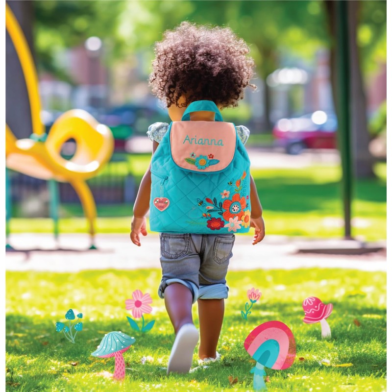 Stephen Joseph Unisex Kid's Quilted Backpack, Puppy, One Size