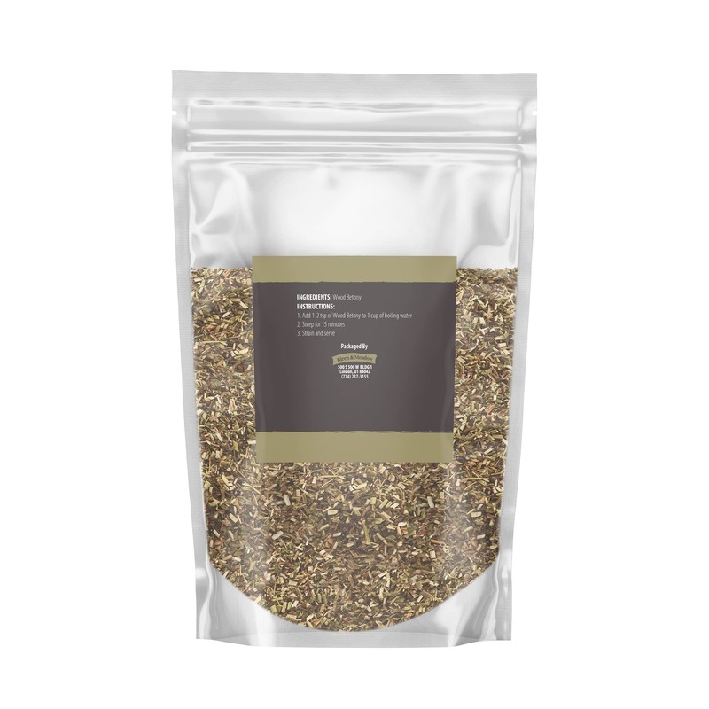 Birch & Meadow 4 oz of Wood Betony, Cut &