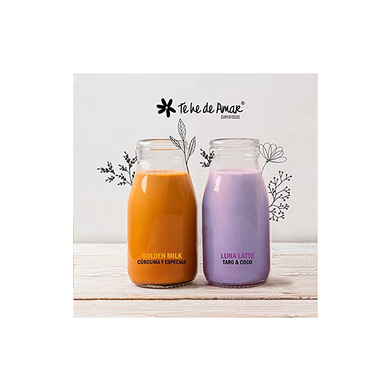 GOLDEN MILK y LUNA LATTE paquete TE HE DE AMAR