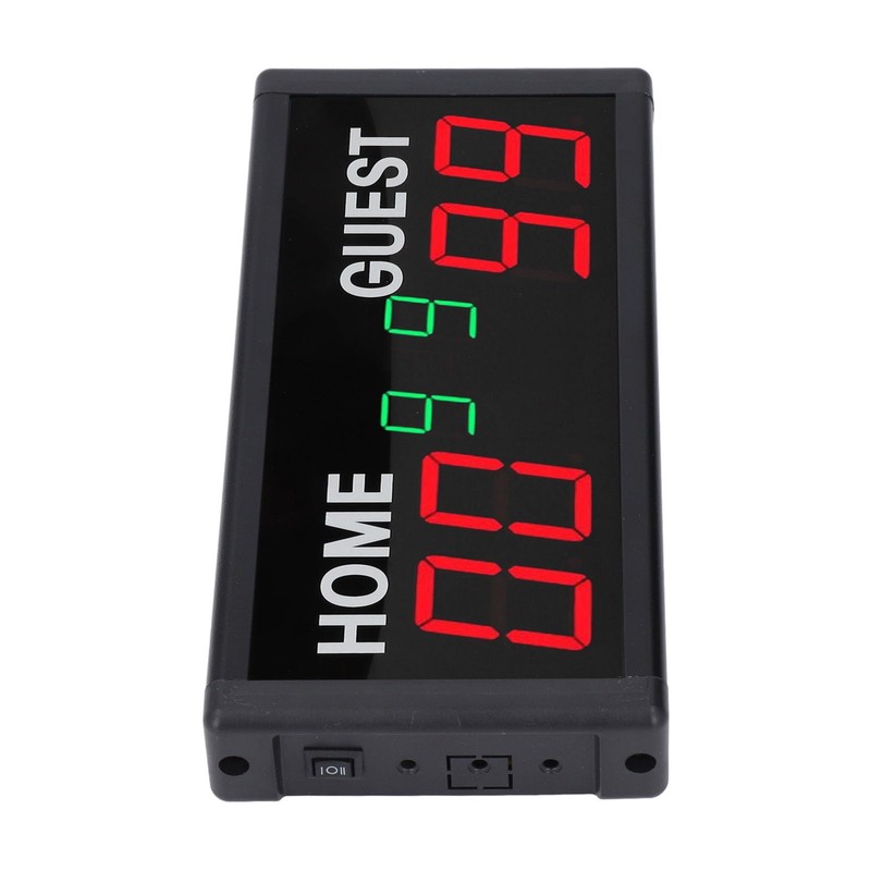 Portable Electronic Scoreboard, LED Digital Score Keeper with Remote, 1.8in