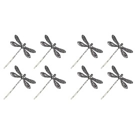 LALAFINA 8 Pinzas para El Cabello con Forma de Libélula, Estilo Francés Vintage. Ideales para Peinar El Cabello, Como Horquillas, Pasadores Y Accesorios para El Cabello. Perfectas para Bodas, Niñas Y