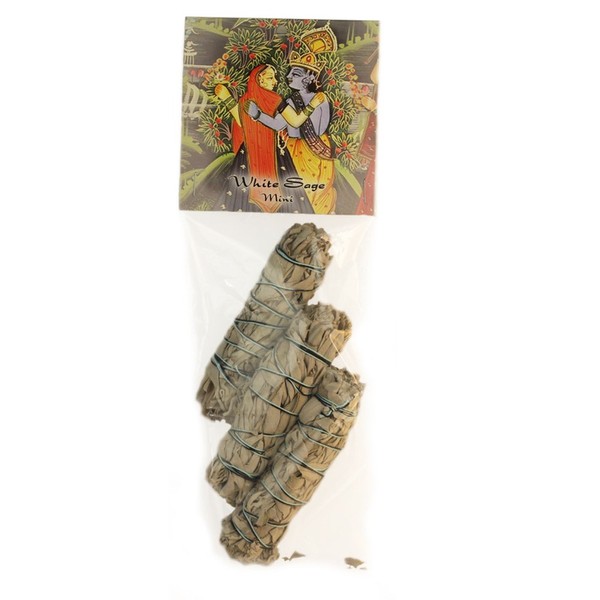 Prabhuji's Gifts California White Sage Smudge Bundles - Smudging Herbs