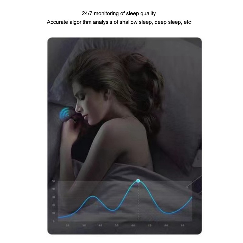 Mobile Phone BT Connection Smart Ring Health Tracker Rechargeable Waterproof