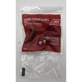 ACE 4100723 Spring Tension Clamps, Metal, 2 pk, FREE SHIPPING