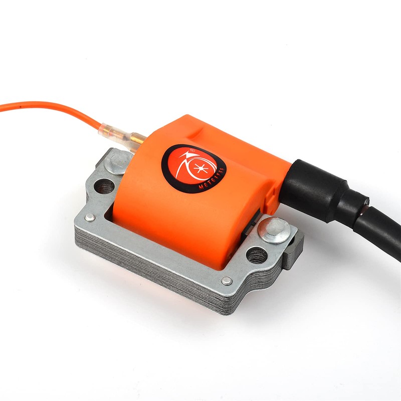 Ignition Coil & Spark Plug Compatible with Yamaha G1 Golf