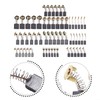 60Pcs Electric Motor Carbon Brushes, 10 Different Sizes Motor Carbon