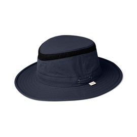 Tilley Unisex Adulto Ltm5 Airflo Sombrero de Sol Reciclado de ala Media, Azul Marino Medianoche, 7.5 de EE. UU