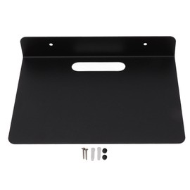 YOUTHINK Soporte de Caja de Enrutador, Montaje en Pared, Soporte de Aleación de Aluminio para Módem, Control Remoto, Decodificador, Acabado Brillante, Dormitorio, 1 Paquete (L)