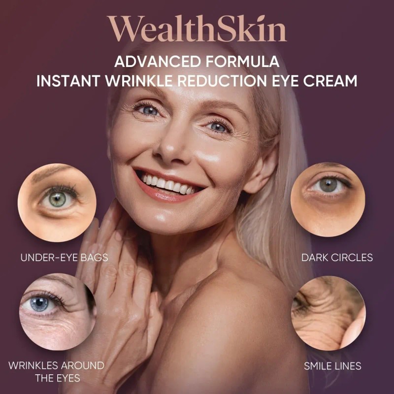 Crema De Contorno De Ojos Antiarrugas De Acción Rápida: Efec