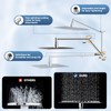 All Metal Rain Shower Head, 10” High Pressure Rainfall Shower