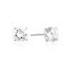 Mini White Silver Earrings (8mm) OTE117Q08QWW Stone Color / 미니
