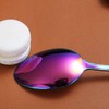 Rainbow Teaspoons 6.5" Set of 4, Berglander Stainless Steel Titanium