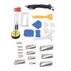 Caulking Finishing Tool Kit Stainless Steel Silicone Sealant Caulk Grout
