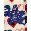 Peanuts VelvetLoft Baseball Hearts Throw Blanket, 60 x 70 inches,