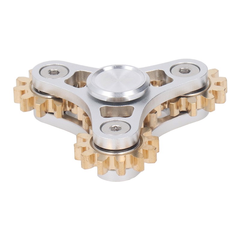 4 Gears Fidget Bearing Toy Stress Reducer Anxiety Game Brass