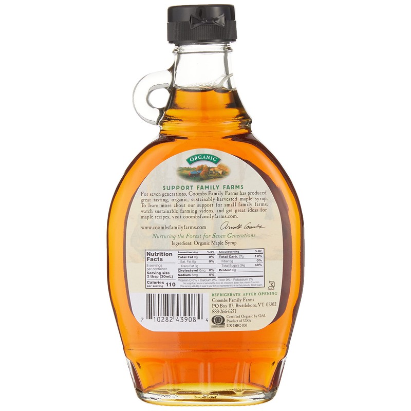 Coombs Family Farms - Organic Maple Syrup Grade B -