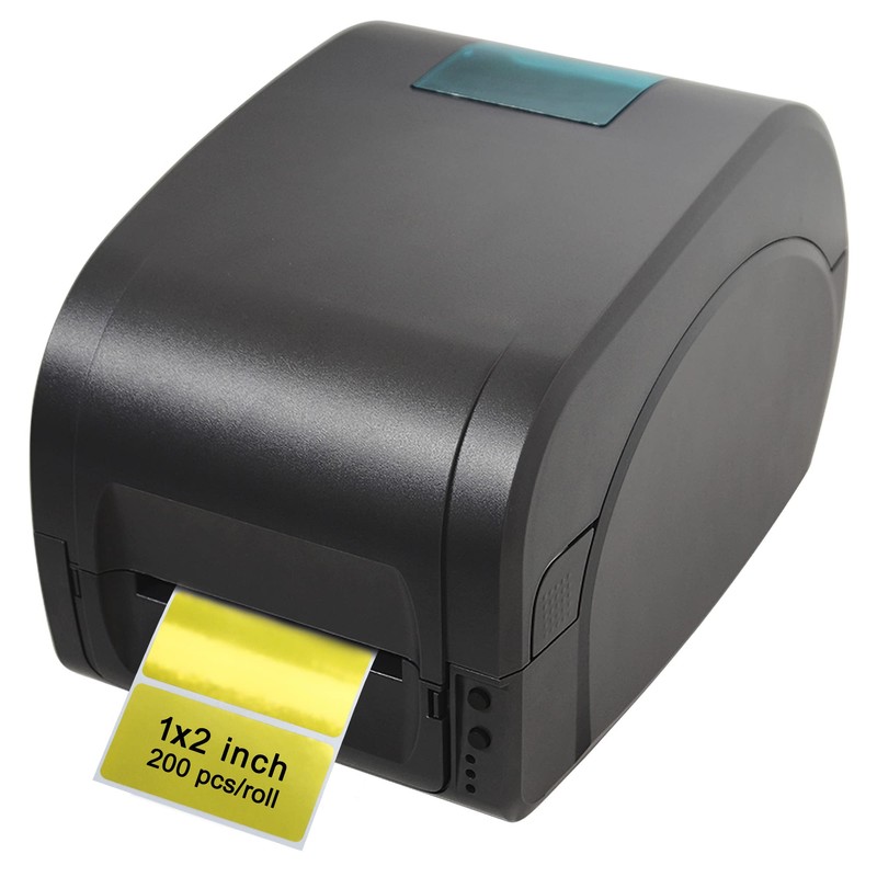 Hycodest 200 Pcs Gold Thermal Stickers, Multi-Purpose Barcode Direct Thermal