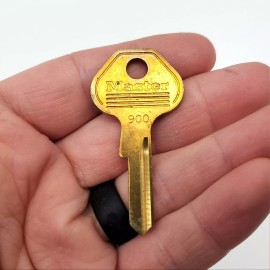 Master Lock 5x Master Lock No 900 Key Blanks for Padlocks (K900) Brass Vintage NOS