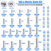 Bemaka 1287Pcs Nuts and Bolts Assortment Kit, 304 Stainless Steel