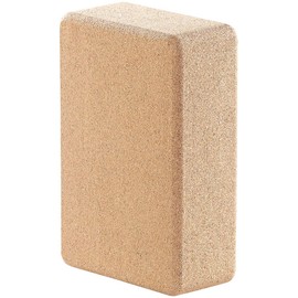 Newgen Medicals Yoga Block Cork Yoga Block Made of Ecological Natural Cork, 9 x 3 x 5.8 inches (Yoga Cube)
