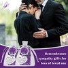 Purple 50 Set Funeral Favors Celebration of Life Butterfly Keychains