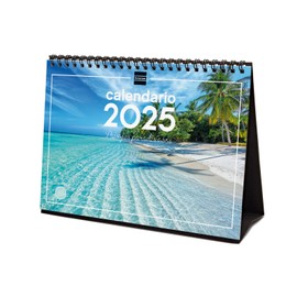 Finocam - Calendar Desktop Images to Write 2025 Month View January 2025 - December 2025 (12 months) Paradise landscapes Spanish