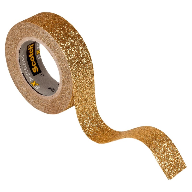 Washi Tape Glit Gold .59In