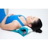 Blue Cotton Travel-Sized Acupressure Massage Mat with carry strap