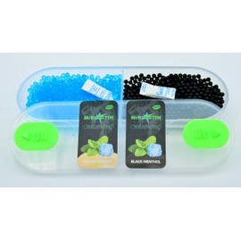 MrBlastin 1000 pcs Crushballs Pack, 500 Black Menthol and 500 Ice Blast Mint for Filter Insertion, Menthol Minty Crush Blue Balls, Strong Flavour Capsules. Click on Inserts Beads