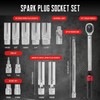 WIILDIS 14 PCS 3/8 Inch Drive Spark Plug Socket Set