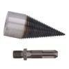 Wood Splitter Drill Carbon Steel High Hardness Removable Wear Resistant