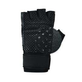 Make or Break Advance Tech Gel Training Gym Gloves, Finger Less Gloves for Weight Lifting, Cross Training, Calisthenics, Cycling and Other Sports (Black, Small)