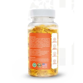 VITOFARMA Omega 3 for Roosters - EPA & DHA Aceite de Pescado para Gallos 120 Softgels (Capsules blandas)