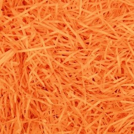50 g Raffia Filling Material Gift Hamper Shred Shred Paper Gift Filling for Party Hamper Filling and Gift Packaging for Gift Box Decorations (Orange)