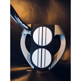 ODYSSEY TRIPLE TRACK DECALS - No Cutting!  Just Apply!   ***BLACK LINES*** GOLF