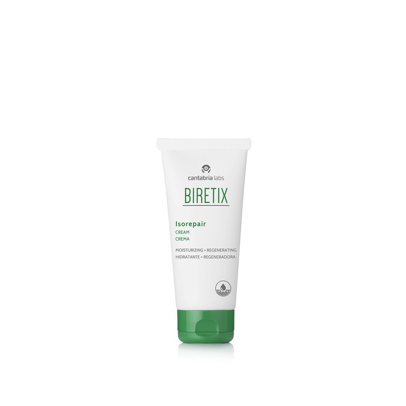 Biretix Crema Hidratante y Regeneradora IsoRepair, 50 ml