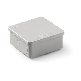FAMATEL Waterproof Junction Box IP55 Pressure Lid Without Cone, 80 x 80 x 36 cm, Grey