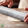HESHIBI Marble Rolling Pin with Stand, 15.7" White Stone French