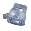 Pet Clothes Denim Dog Costume Summer Cowboy Vest Daisy Shirt