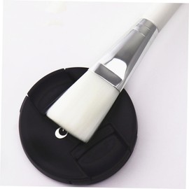 minkissy 3pcs Mask Diy Skin Care White Wooden Brush Soft Fur