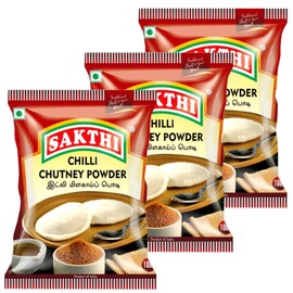 Sakthi Chilli Chutney Powder | Idli Milakai Podi 100g – Pack of 3, Delicious & Spicy Chutney Powder