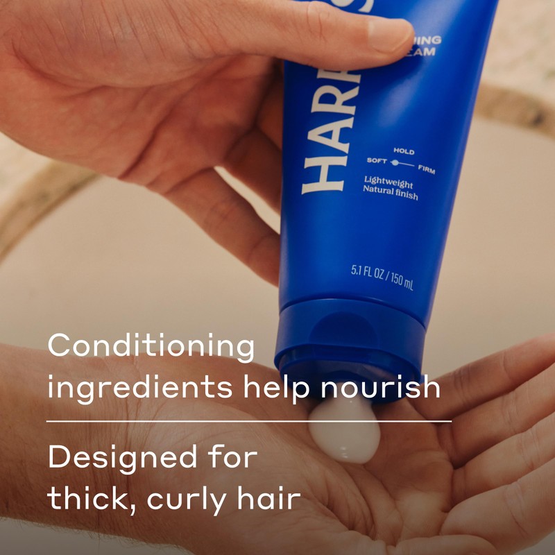 Harry's Hair Taming Cream, Lightweight Hair Styling Cream with Natural