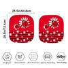 Bulopur 2 PCS Sun Shade for Car Windshield Ladybug Print