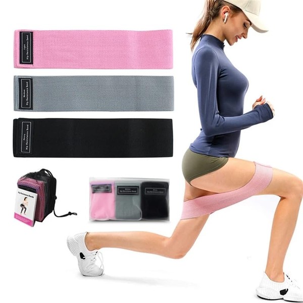 Elastic Fitness Resistance Bands for Legs Buttocks and Hip 3